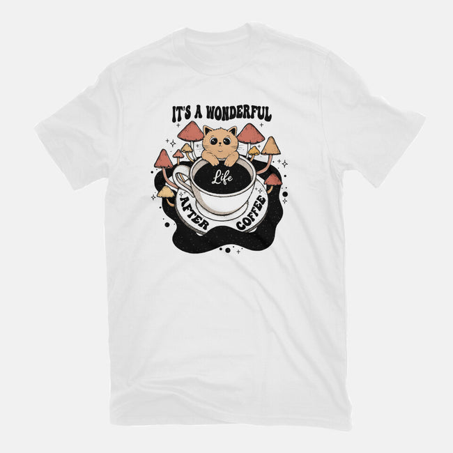 It's A Wonderful Life After Coffee-Mens-Basic-Tee-Trendlory