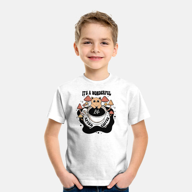 It's A Wonderful Life After Coffee-Youth-Basic-Tee-Trendlory