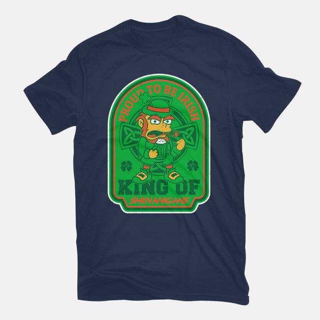 King Of Shenanigans-Womens-Basic-Tee-CarloJ1956