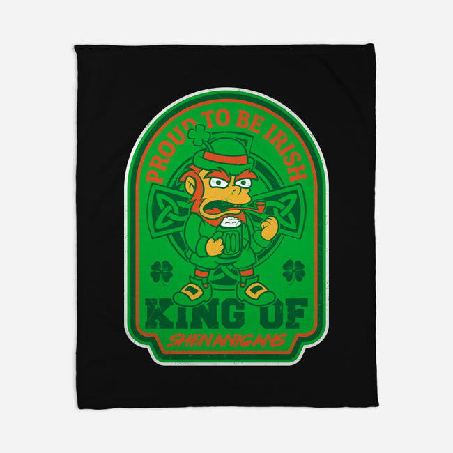 King Of Shenanigans-None-Fleece-Blanket-CarloJ1956
