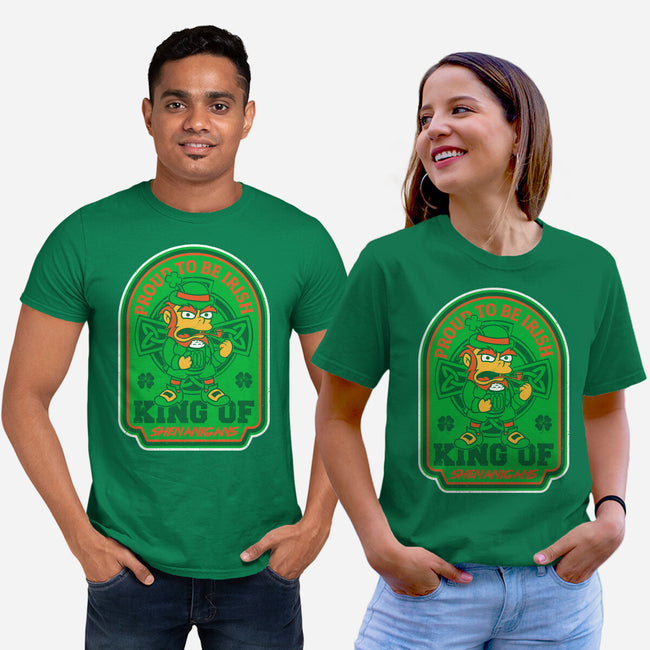 King Of Shenanigans-Unisex-Basic-Tee-CarloJ1956