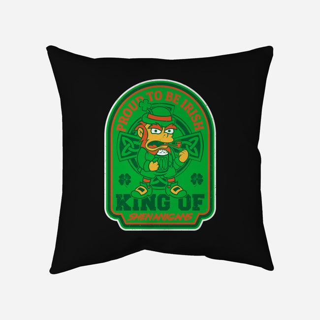 King Of Shenanigans-None-Removable Cover w Insert-Throw Pillow-CarloJ1956