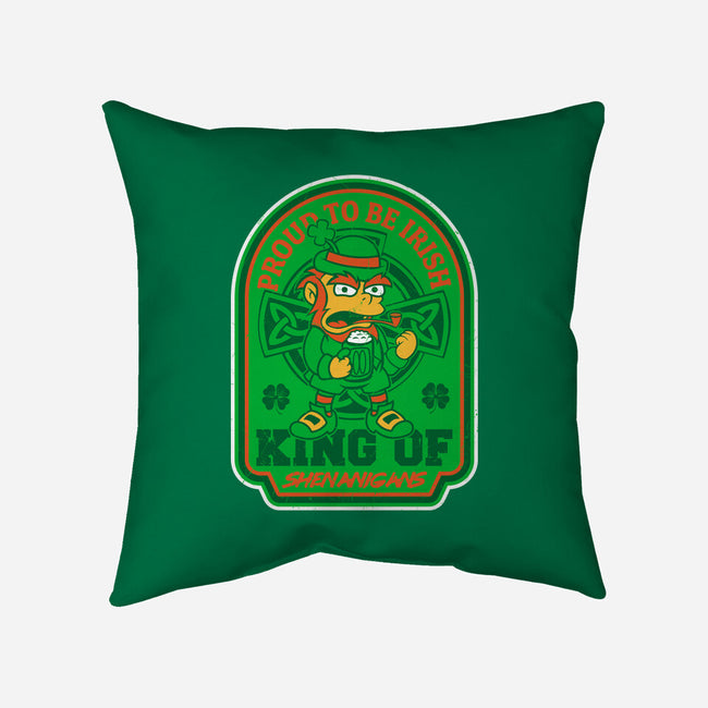 King Of Shenanigans-None-Removable Cover w Insert-Throw Pillow-CarloJ1956