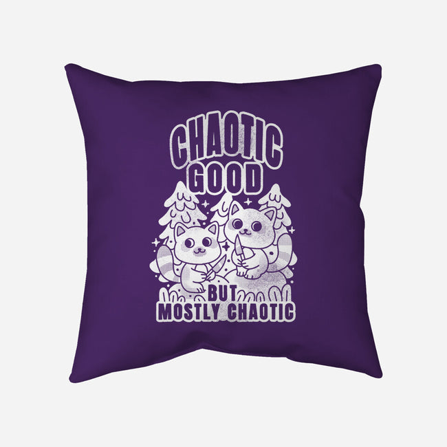 Chaotic Good-None-Removable Cover w Insert-Throw Pillow-FunkVampire