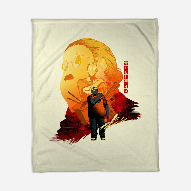 Days Of Sakamoto-None-Fleece-Blanket-hypertwenty