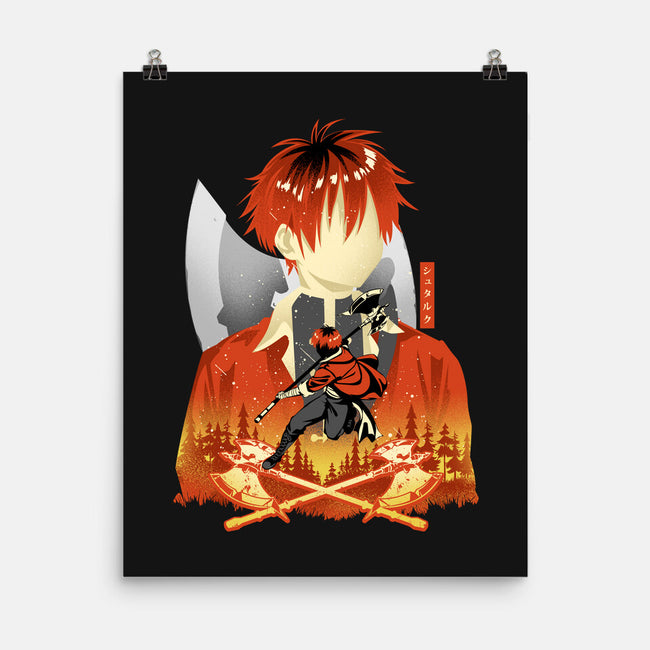 Stark The Warrior-None-Matte-Poster-hypertwenty