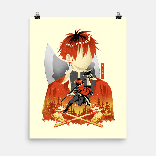 Stark The Warrior-None-Matte-Poster-hypertwenty