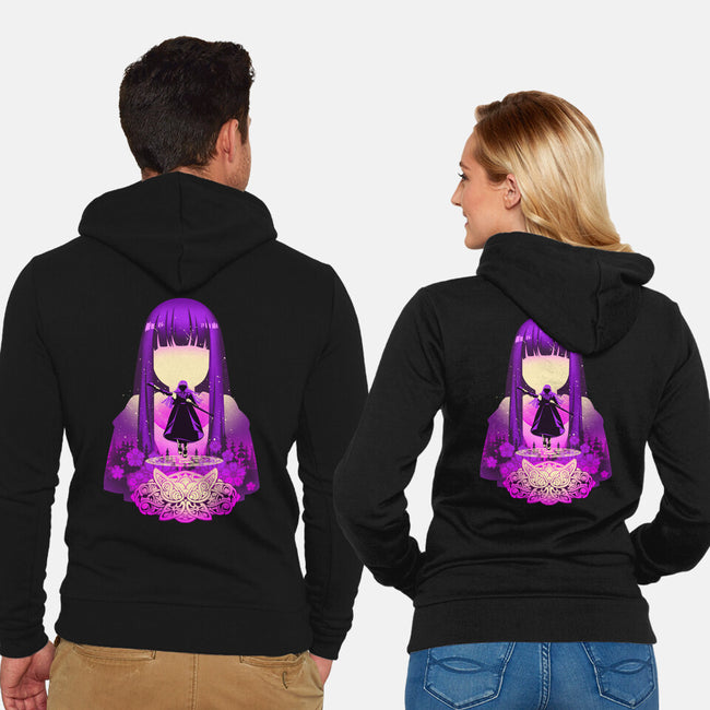 Fern Best Mage Apprentice-Unisex-Zip-Up-Sweatshirt-hypertwenty