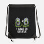 I Want To Believe In The Lottery-None-Drawstring-Bag-zascanauta