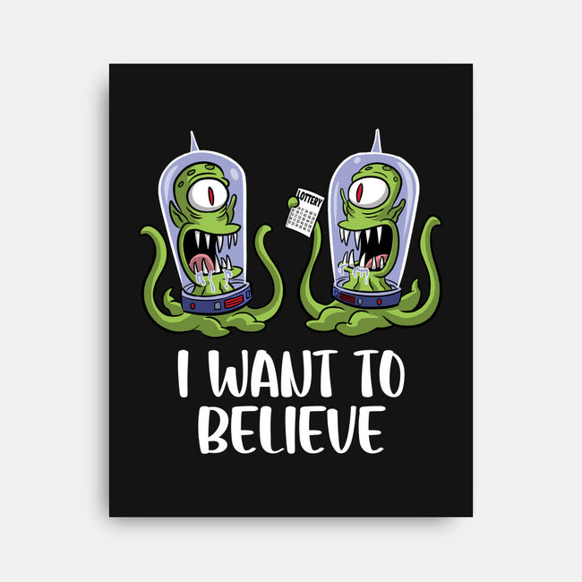 I Want To Believe In The Lottery-None-Stretched-Canvas-zascanauta