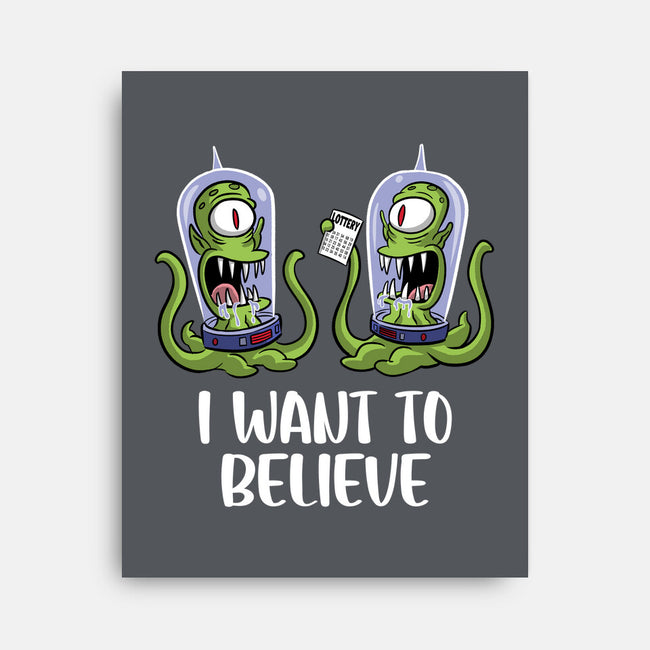 I Want To Believe In The Lottery-None-Stretched-Canvas-zascanauta