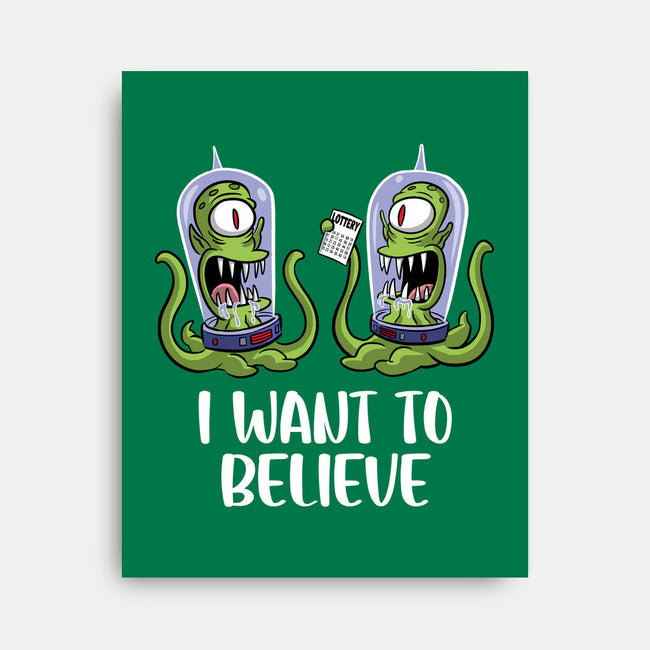 I Want To Believe In The Lottery-None-Stretched-Canvas-zascanauta