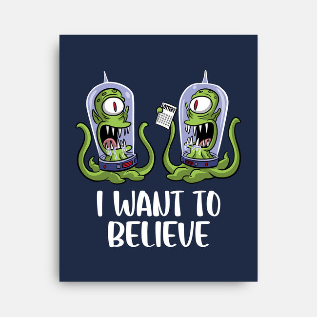 I Want To Believe In The Lottery-None-Stretched-Canvas-zascanauta