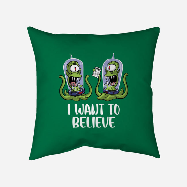 I Want To Believe In The Lottery-None-Removable Cover w Insert-Throw Pillow-zascanauta