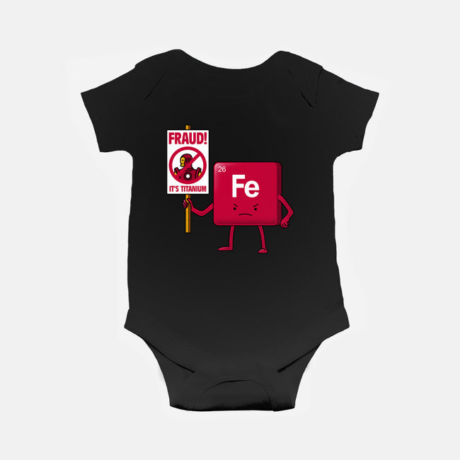 Iron Against Fraud-Baby-Basic-Onesie-patrickgp