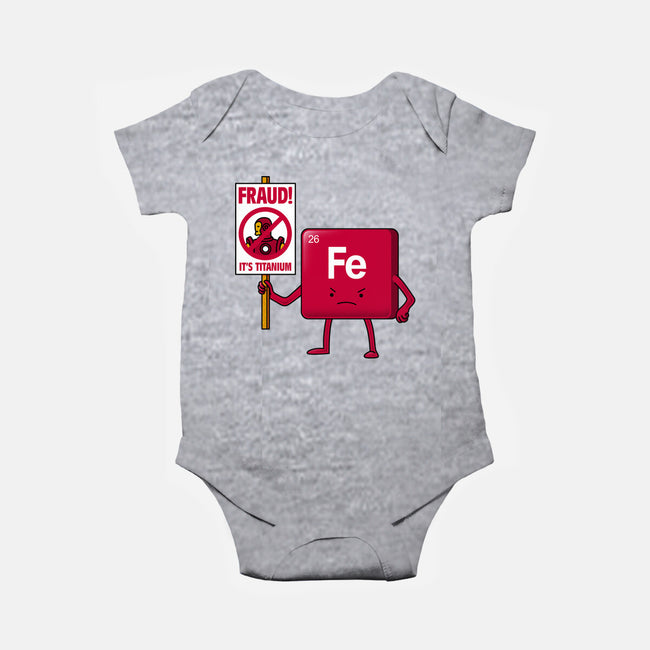 Iron Against Fraud-Baby-Basic-Onesie-patrickgp