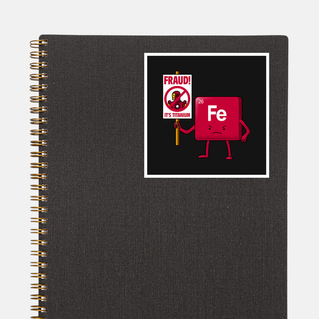 Iron Against Fraud-None-Glossy-Sticker-patrickgp