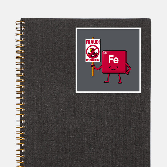 Iron Against Fraud-None-Glossy-Sticker-patrickgp