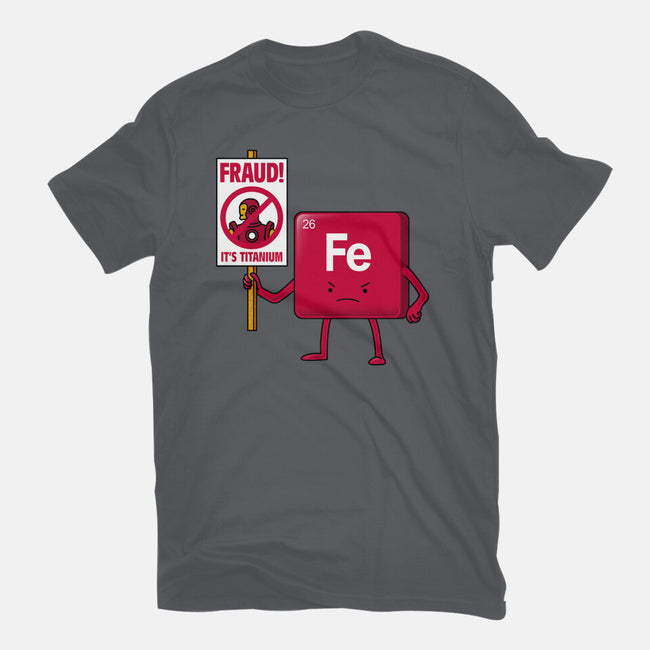 Iron Against Fraud-Unisex-Basic-Tee-patrickgp