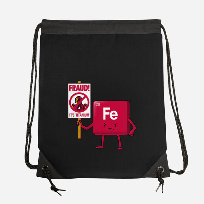 Iron Against Fraud-None-Drawstring-Bag-patrickgp