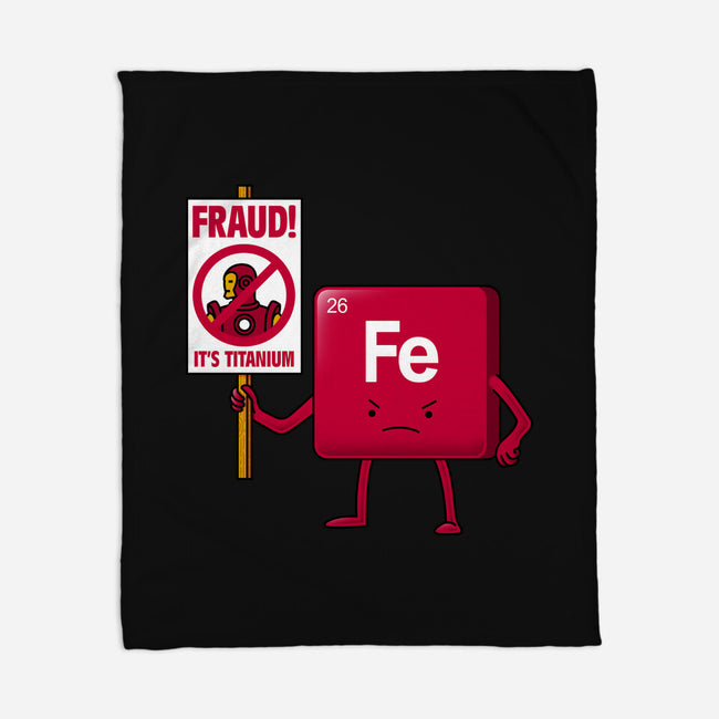 Iron Against Fraud-None-Fleece-Blanket-patrickgp