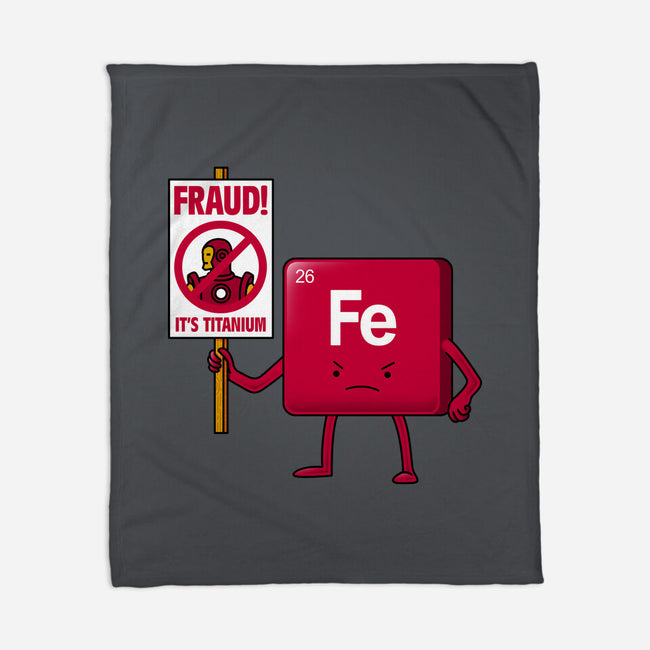 Iron Against Fraud-None-Fleece-Blanket-patrickgp