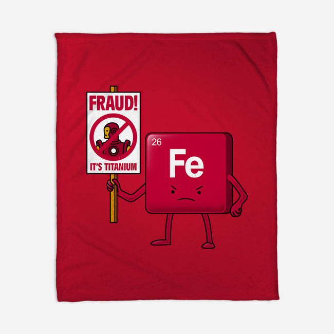 Iron Against Fraud-None-Fleece-Blanket-patrickgp