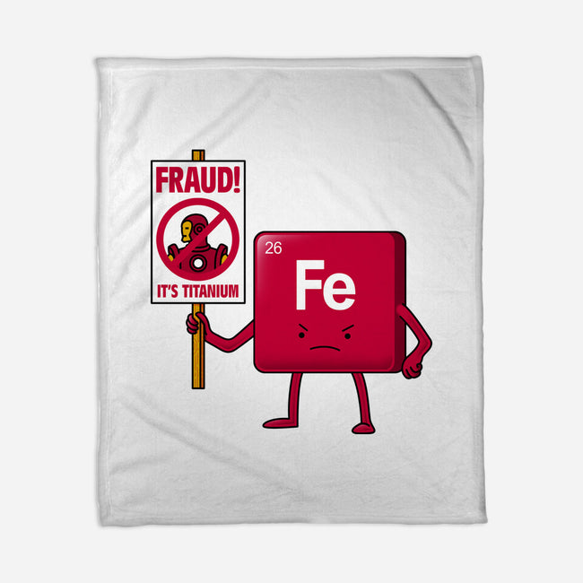 Iron Against Fraud-None-Fleece-Blanket-patrickgp