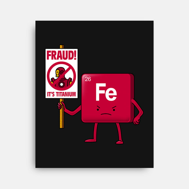 Iron Against Fraud-None-Stretched-Canvas-patrickgp