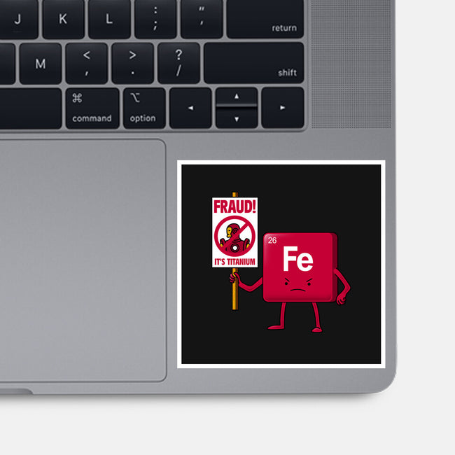 Iron Against Fraud-None-Glossy-Sticker-patrickgp