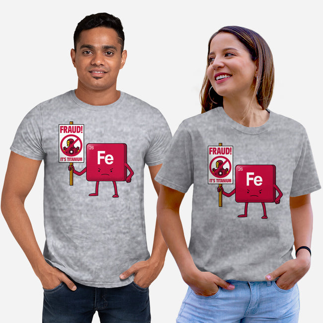 Iron Against Fraud-Unisex-Basic-Tee-patrickgp