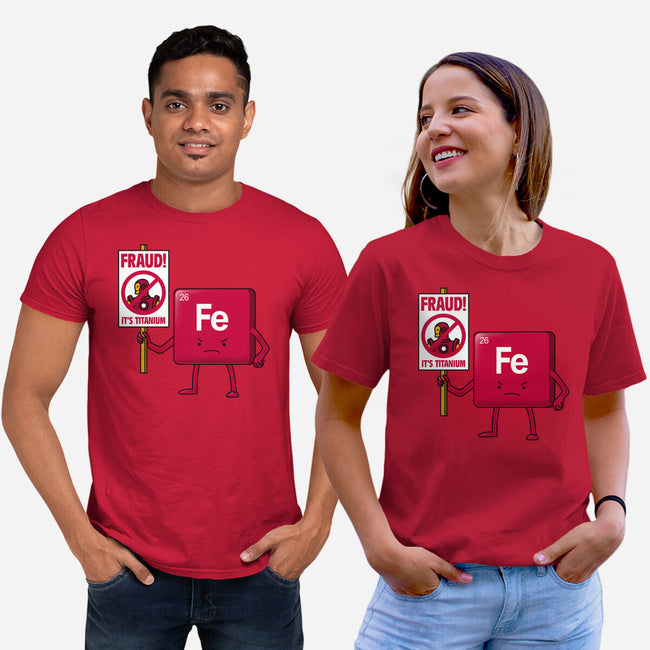 Iron Against Fraud-Unisex-Basic-Tee-patrickgp