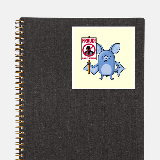 Bats Against Fraud-None-Glossy-Sticker-patrickgp