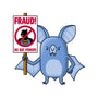 Bats Against Fraud-None-Stretched-Canvas-patrickgp