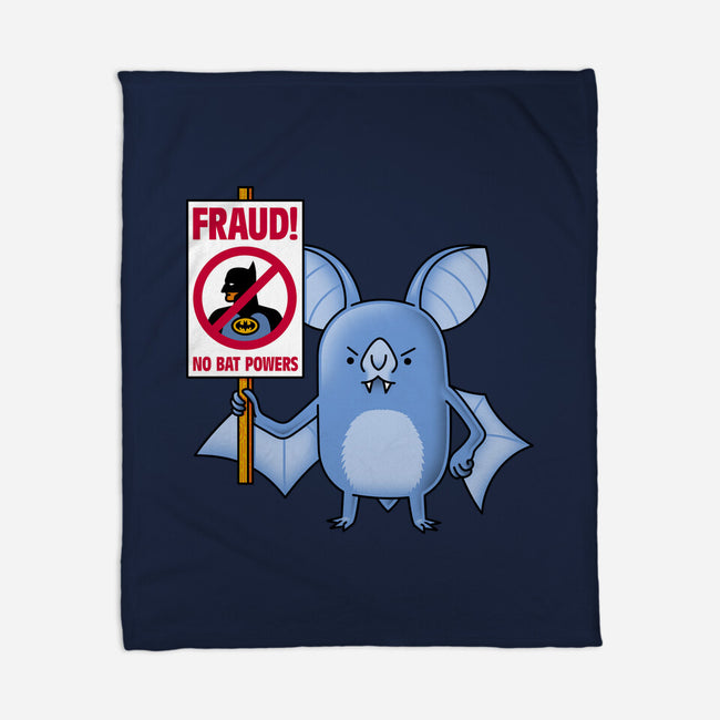 Bats Against Fraud-None-Fleece-Blanket-patrickgp