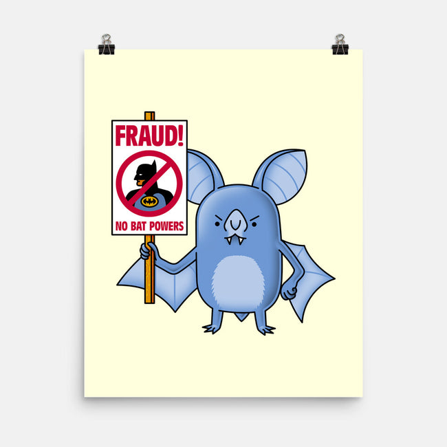 Bats Against Fraud-None-Matte-Poster-patrickgp