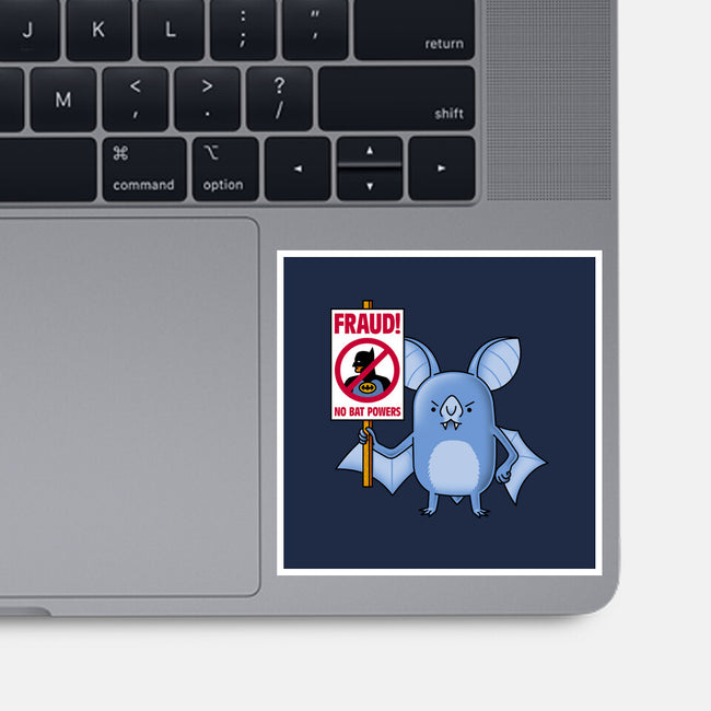 Bats Against Fraud-None-Glossy-Sticker-patrickgp
