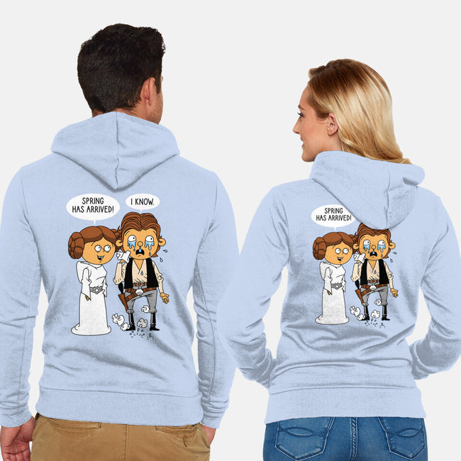 Allergy Wars-Unisex-Zip-Up-Sweatshirt-imisko