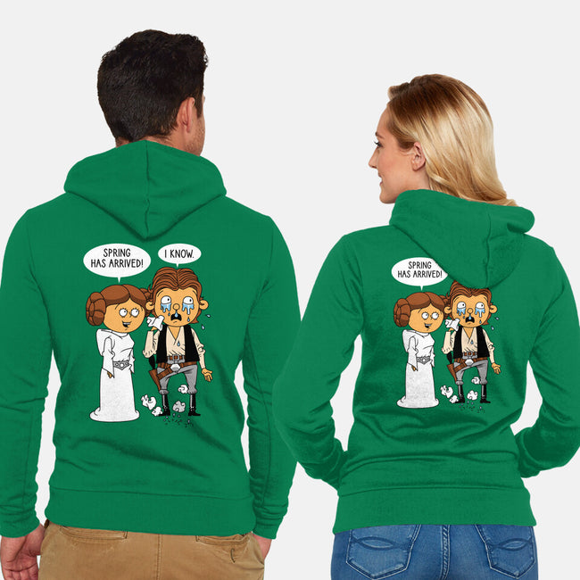 Allergy Wars-Unisex-Zip-Up-Sweatshirt-imisko