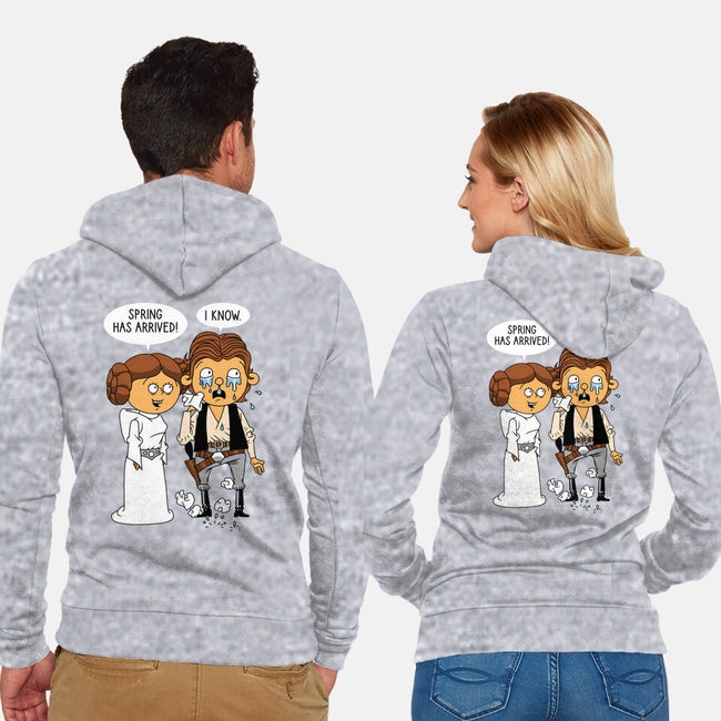 Allergy Wars-Unisex-Zip-Up-Sweatshirt-imisko