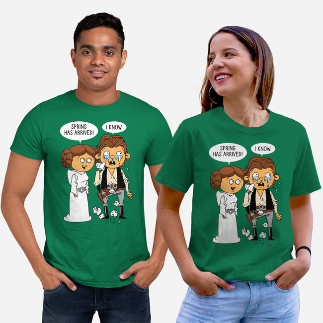 Allergy Wars-Unisex-Basic-Tee-imisko