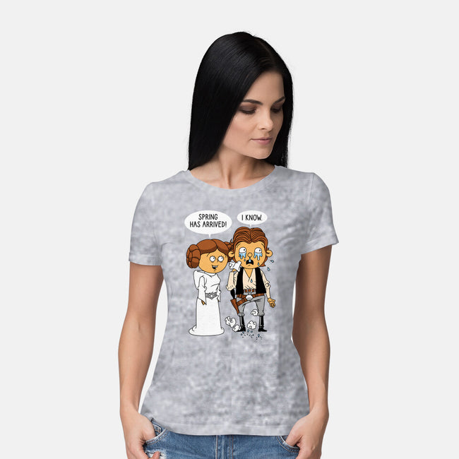 Allergy Wars-Womens-Basic-Tee-imisko