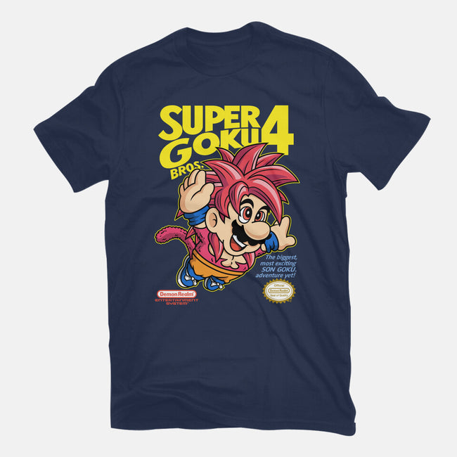Super Goku Bros 4-Youth-Basic-Tee-Barbadifuoco