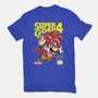 Super Goku Bros 4-Womens-Basic-Tee-Barbadifuoco
