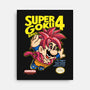 Super Goku Bros 4-None-Stretched-Canvas-Barbadifuoco