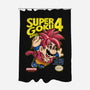 Super Goku Bros 4-None-Polyester-Shower Curtain-Barbadifuoco