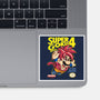 Super Goku Bros 4-None-Glossy-Sticker-Barbadifuoco
