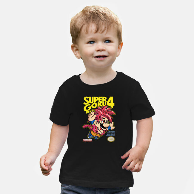 Super Goku Bros 4-Baby-Basic-Tee-Barbadifuoco