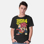 Super Goku Bros 4-Mens-Basic-Tee-Barbadifuoco