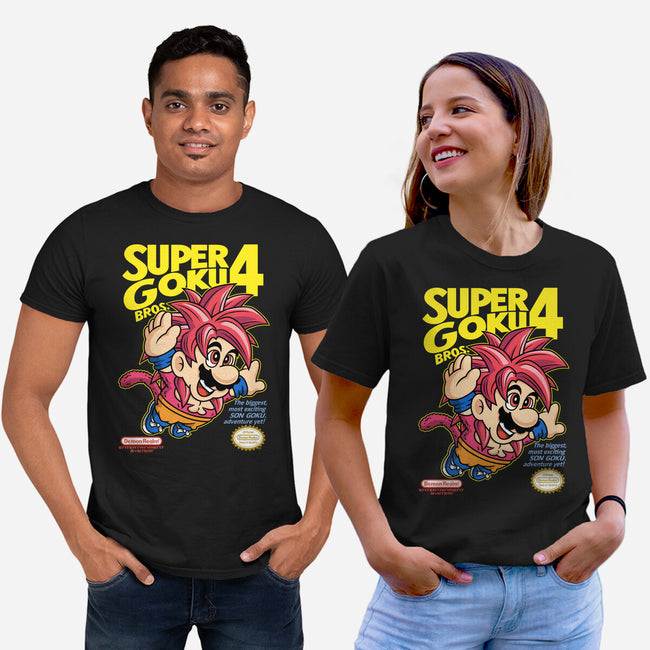 Super Goku Bros 4-Unisex-Basic-Tee-Barbadifuoco